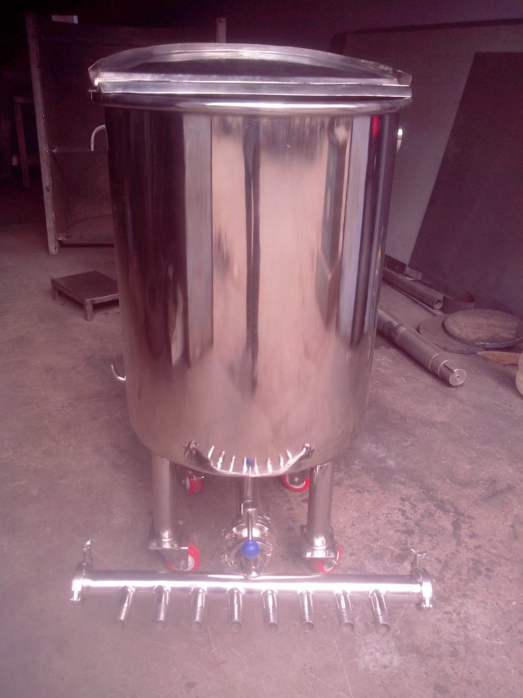 1000L Stainless Steel Chemical Storage Tank, 150-200 psi