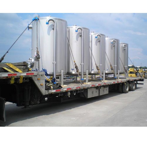 Silver Stainless Steel SS Storage Tank, Steel Grade: SS304