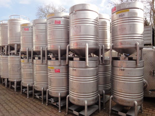 SS304 Gelatin Storage Tank, Capacity: 500-1000 L