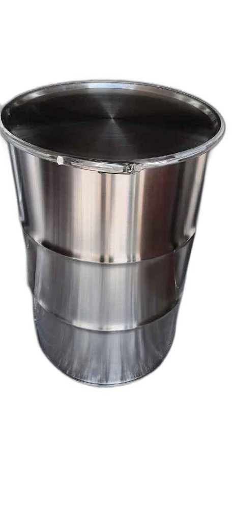 Stainless Steel Drums 200 Ltr, For chemicals pharma oils, Capacity: 151-200 L