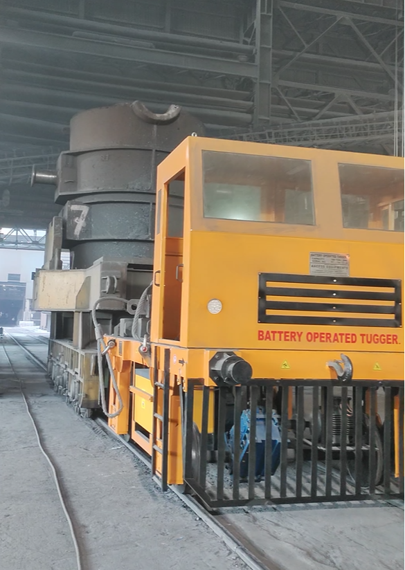 Movable Ladle Transfer Trolley Car, For Molten Metal Transportation, Ladle Capacity: 200 TONS