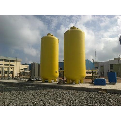 Mild Steel Vacuum Insulated Storage Tank, Capacity: 10000 to 200000 Liter