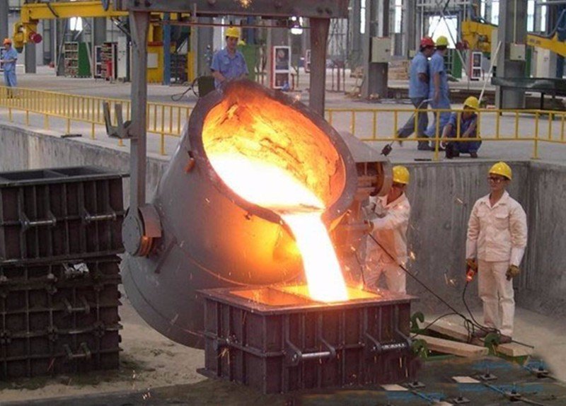 Movable Foundry Ladle, For Metal Pouring