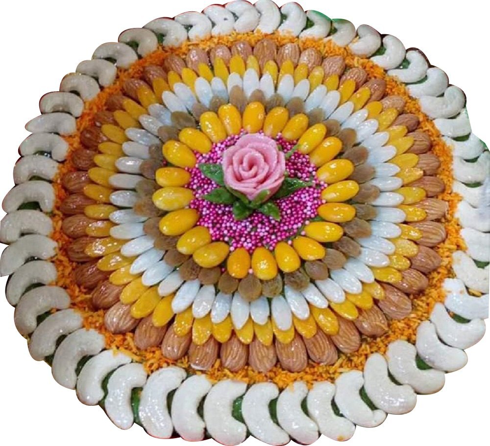 White, brown And Yellow Kaju Badam Mix Sweets, Packaging Type: Loose