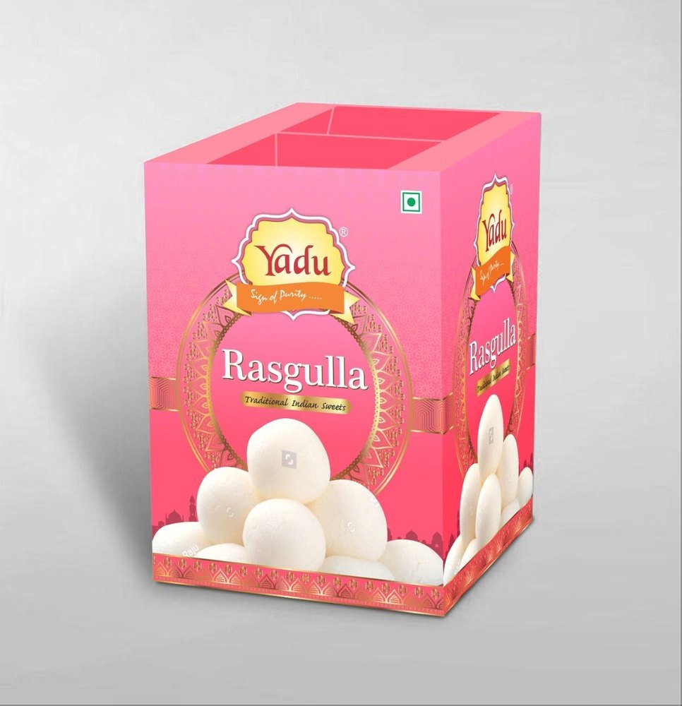 Yadu White Rasgulla, Packaging Size: 1Kg, Packaging Type: Tin Container