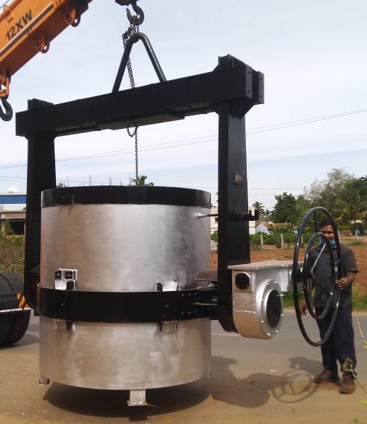 Movable Bottom Pouring Ladle - Capacity 10 MT