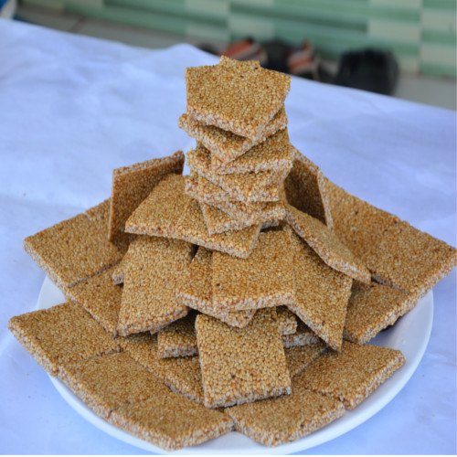 JORRYBITES Peanut Til Chikki, 6 Months, Packaging Size: 500g 250g