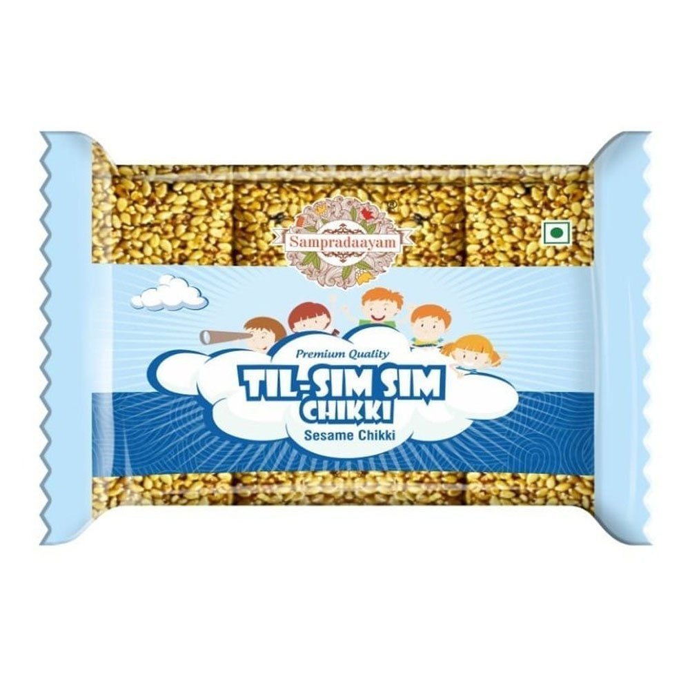 Sampradaayam Til Sim Chikki, 900 Gm, Packaging Size: 12 Pieces