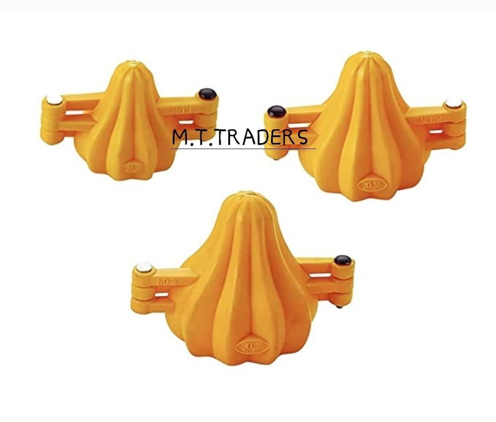 yellow Plastic Modak Mould