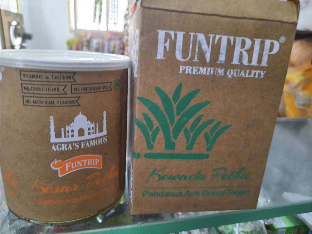 Funtrip Kesar, Kewra Agra Petha, Packaging Size: 1 Kg