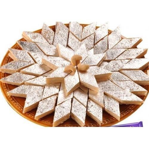 Kesar Kaju Katli Sweet, 500gm