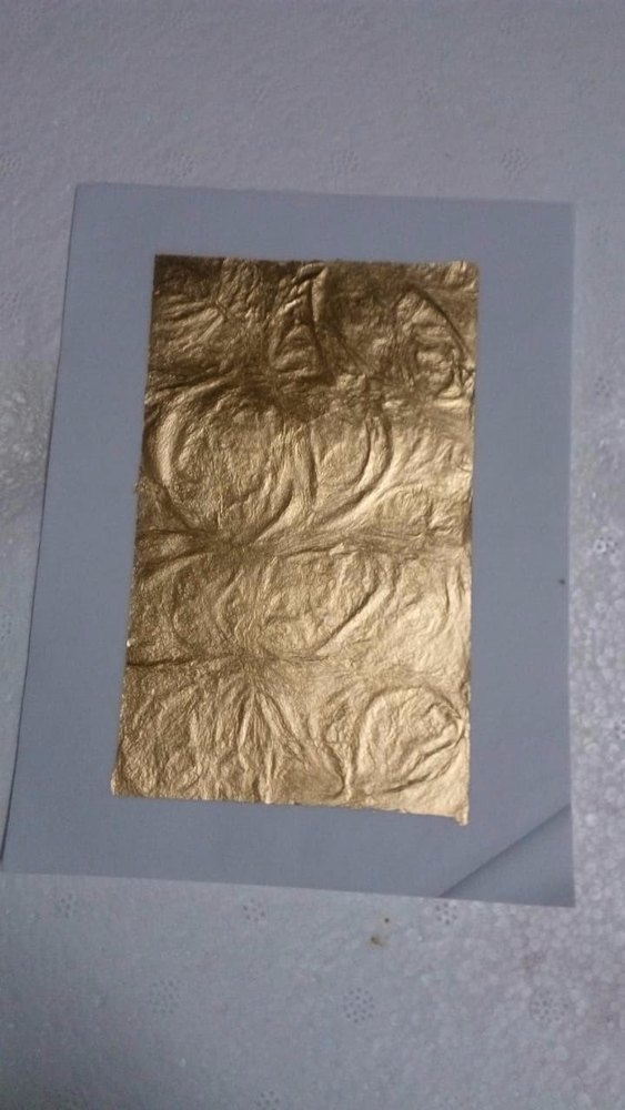 STAR WARQ Golden Gold Varakh For Religious Purpose, Quantity Per Pack: 10 Piece