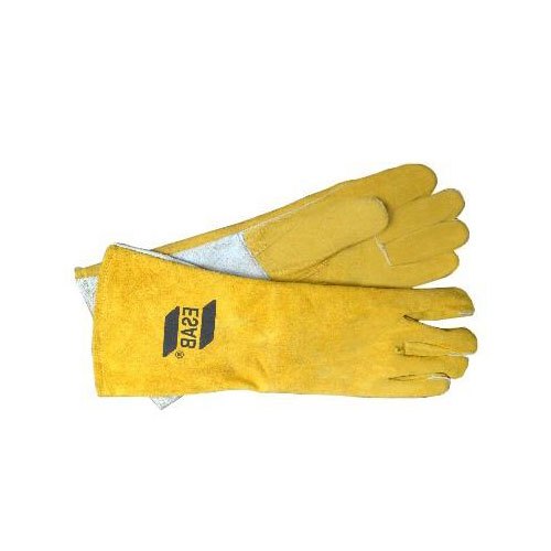 Heavy duty chrome leather Yellow ESAB Welding Hand Gloves