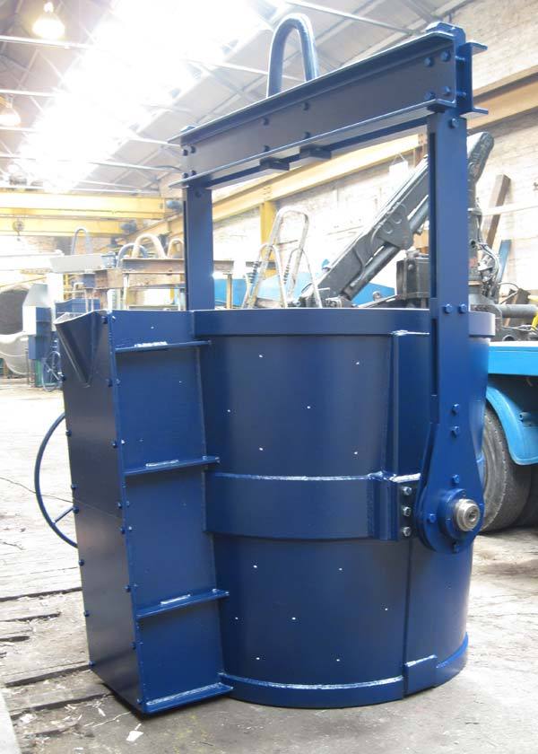 Tea Spout Foundry Ladle, Ladle Capacity: 5-15 Tons