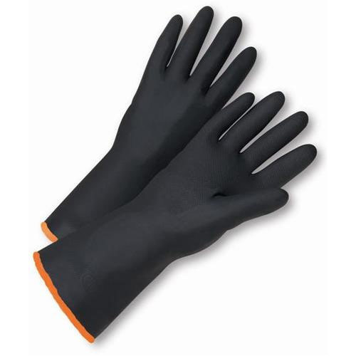 Heat Resistant PVC Heavy Duty Gloves, Size: Small, Medium & Large