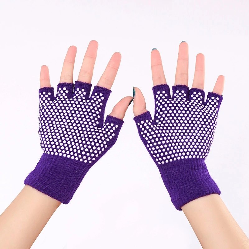 PVC Non Slip Yoga Gloves