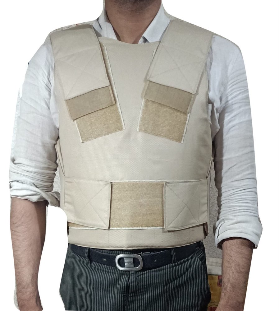 Without Sleeves Plain Dyneema Bullet Proof Jacket, Size: XL
