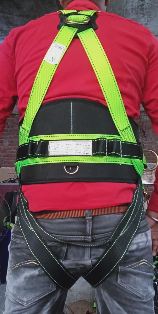 Polyester Green Industrial Safety Belt, For Construction, Model Name/Number: Cs 444