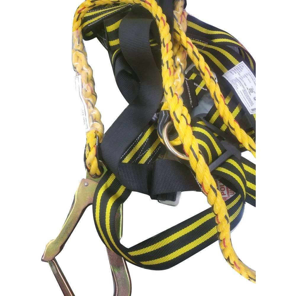 Plastic And Nylon Hook Industrial Safety Belt, Size: 1.5m