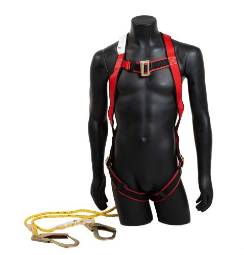 Polyester Red Industrial Safety Belt, For Fall Protection, Model Name/Number: Mcsb-fb