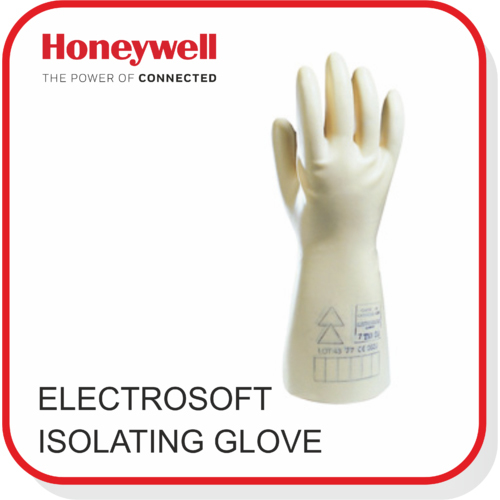 White Unisex Honeywell 2091903 Electrosoft Class 00 Electrical Hand Gloves