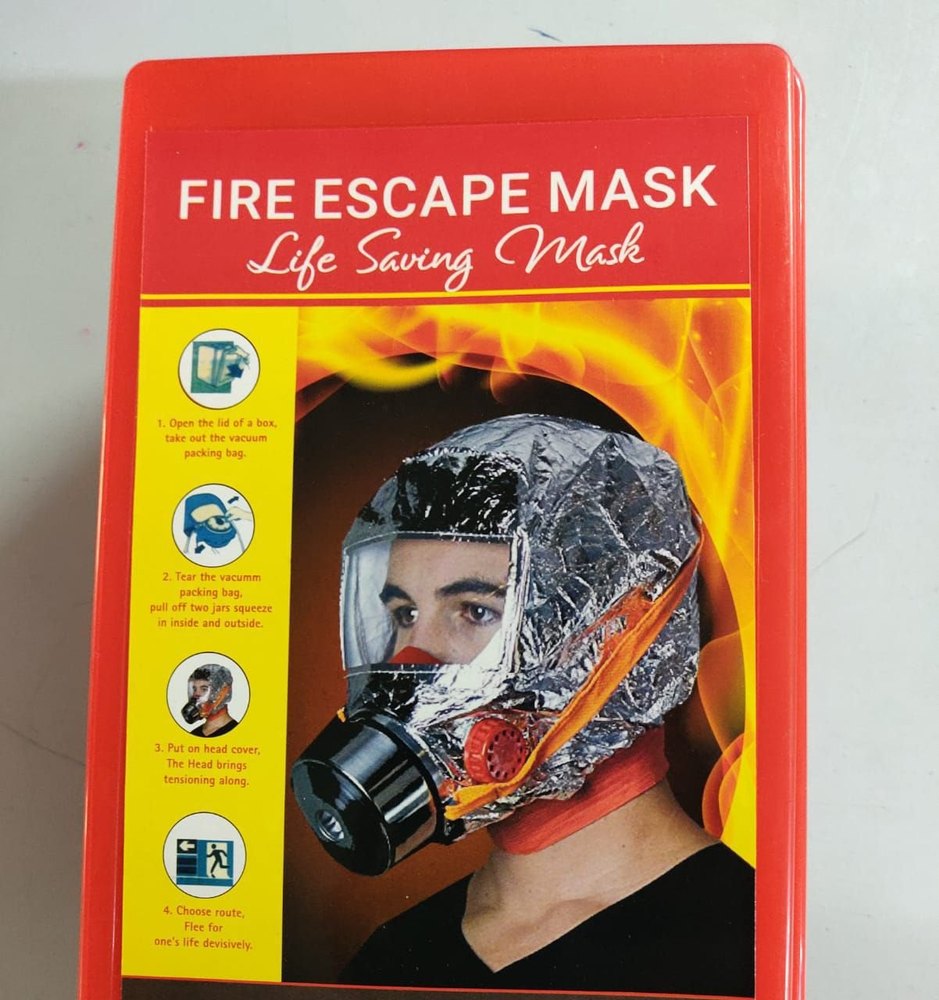 Cup Respiratory Fire Escape Smoke Mask, For industry, Size: Free size
