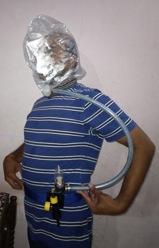 Indian Transperant PVC Bubble Hood With Air Control Valve