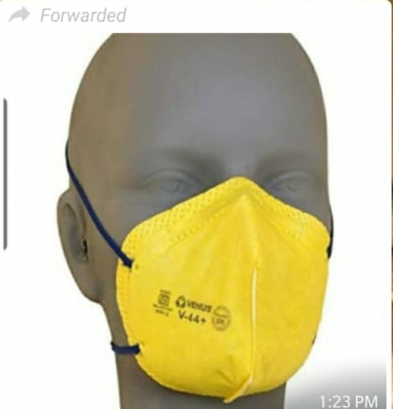 Number of Layers: 5 Layers Venus V-44 Mask, Without Valve