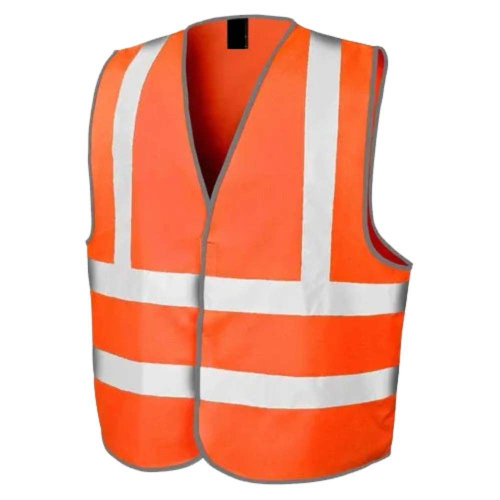 trendyuniform Orange High Visibility Vests, For Construction, Size: Fre