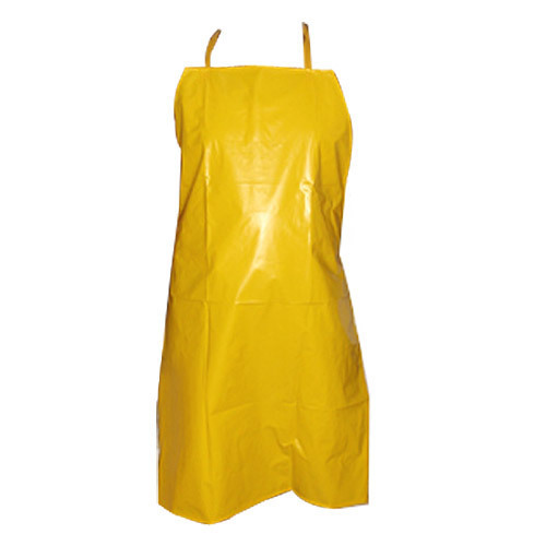 Plain Yellow PVC Aprons, For Laboratory