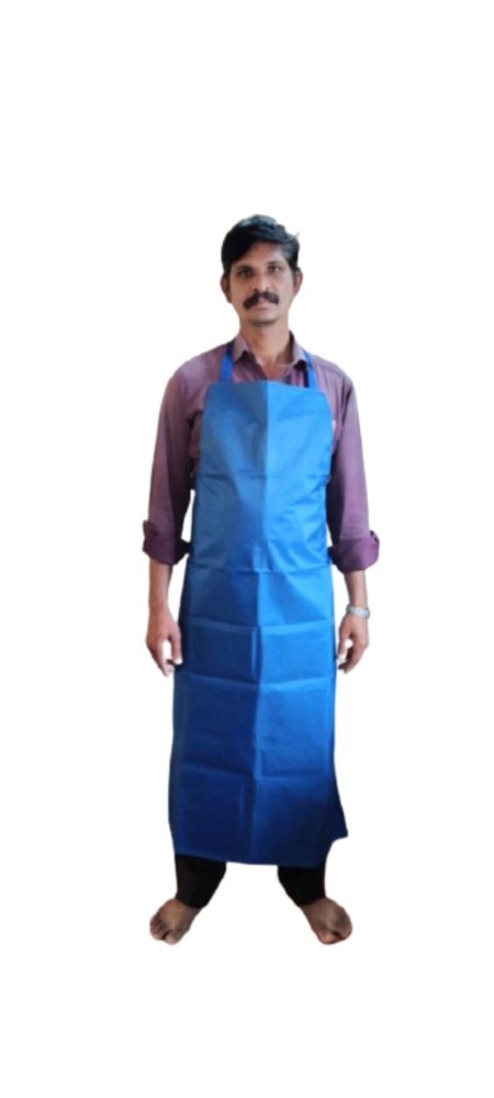 Sawant Surgical Blue PVC Apron, For Hospital, Size: Free Size