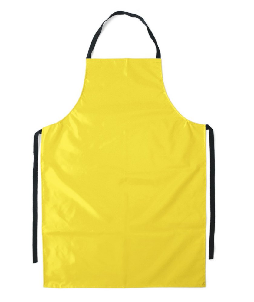 Polyester Yellow PVC Apron
