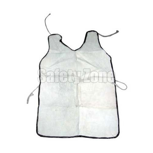 Safety Zone Plain Leather Apron for Hospital