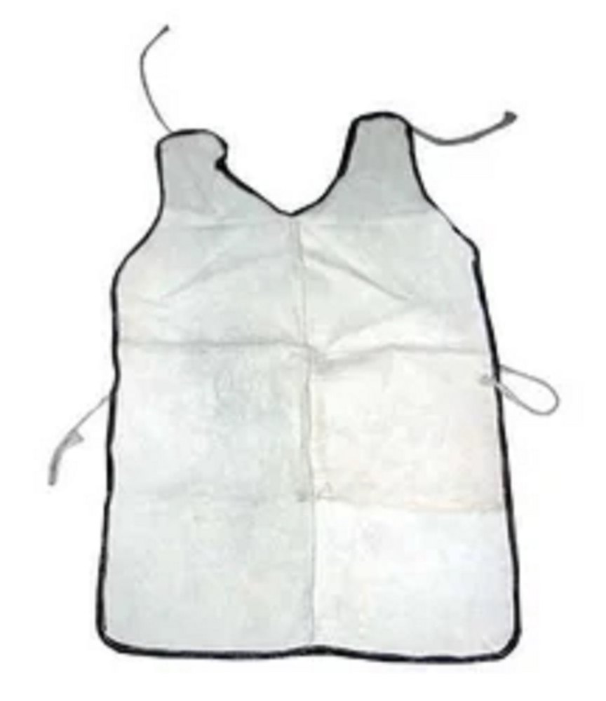 Blue Leather Apron, For Laboratory, Size: Free Size
