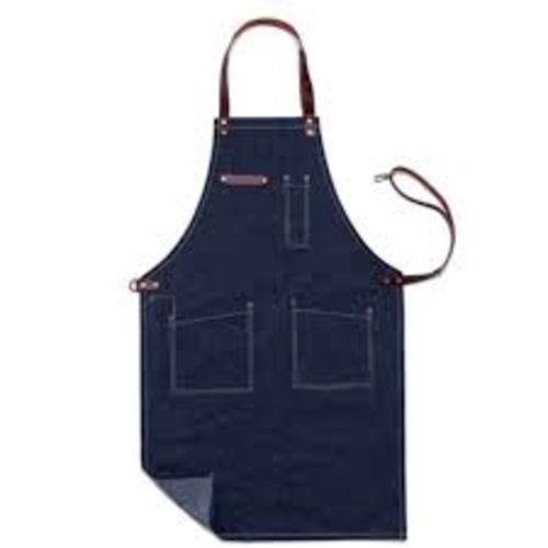 Blue Cotton Welding Apron, Size: Free Size, Model Name/Number: None