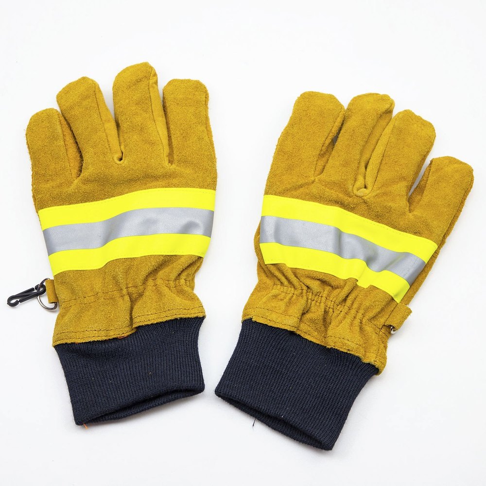 Leather(Buff/Split/Chrome) Firefighter Hand Gloves