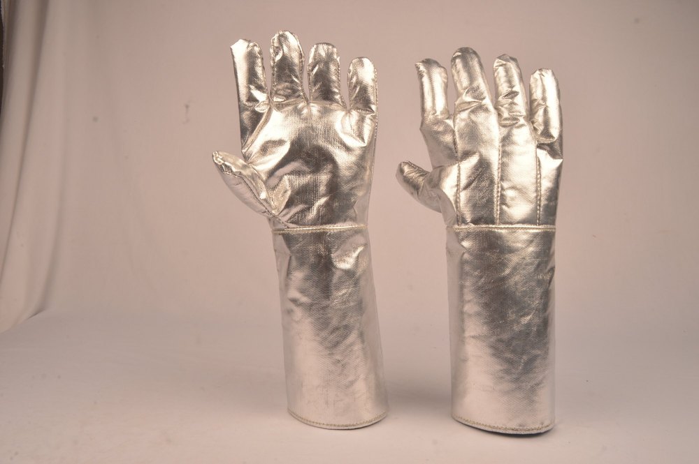 SOVIN Aluminized Cut Resistant Hand Gloves, Size: Medium