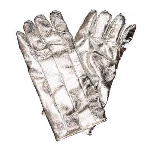24inches To 48 Inches Silver Aluminized Fire Fighting Hand Gloves