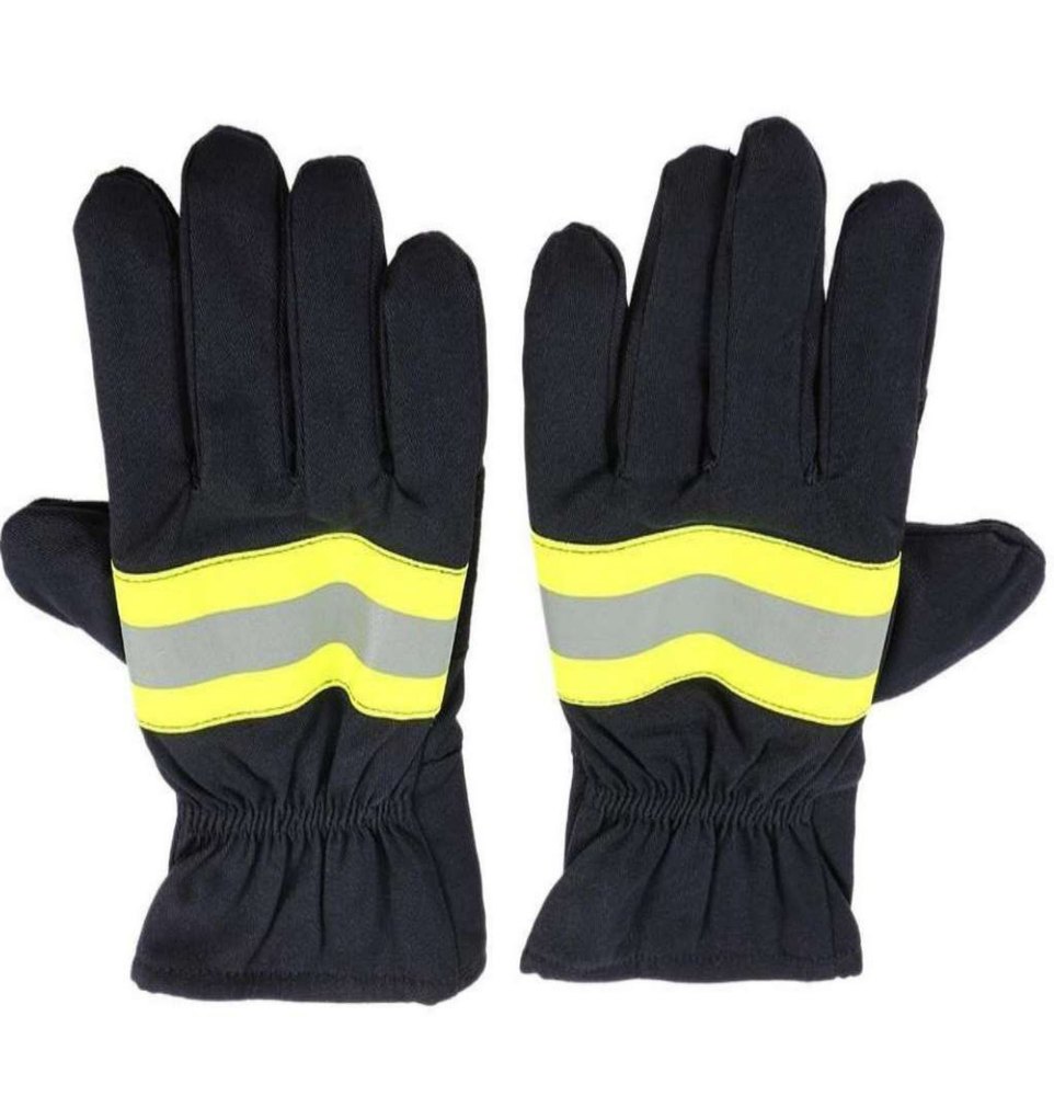 Leather(Buff/Split/Chrome) Multicolor Fire Fighter Gloves EN 659, Model Name/Number: Karvin Safe