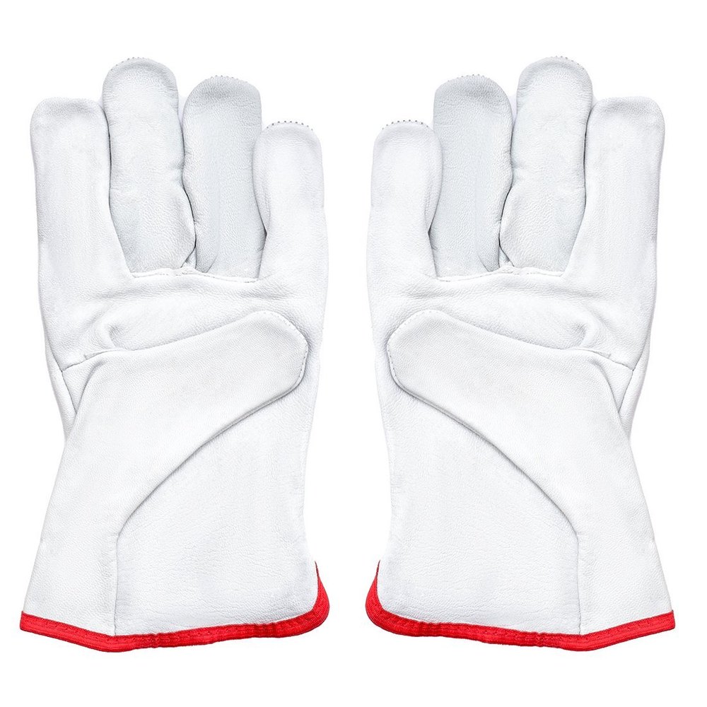 Safies Chrome Leather Safety Gloves, Finger Type: Full Fingered