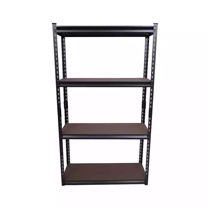 Tactix 34x12x60 Inch 4 Board Steel Shelving Unit 329015 Capacity Per Shelf 114 Kg