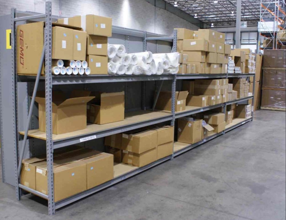 Mild Steel MS Bulk Storage Rack, Storage Capacity: 160 kg/layer