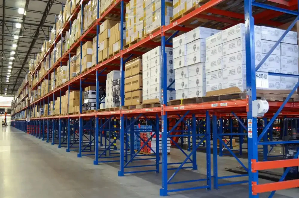 Bulk Storage Steel Rack, Load per Layer: 450 kg