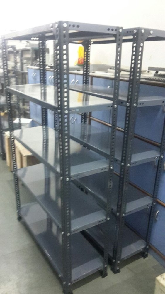 Custom Slotted Angle Rack, For Warehouses, 60-150 Kgs Per Shelf