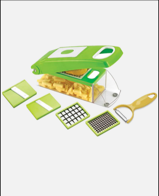 Multicolor Plastic Fruit And Vegetable Chipser, For Kitchen
