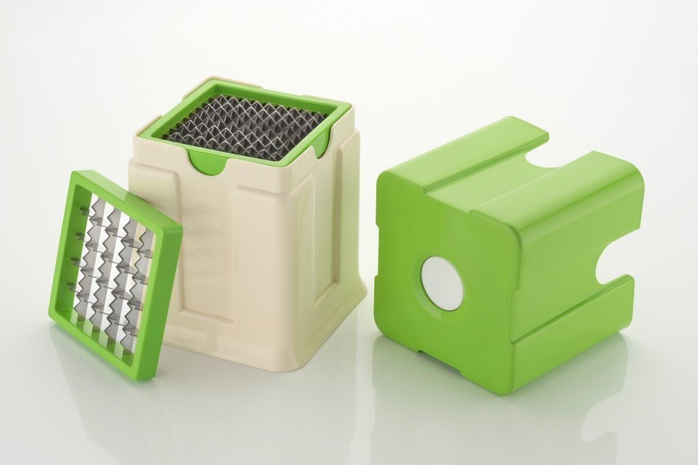Green Plastic Vegetable Chipser, For Kitchen