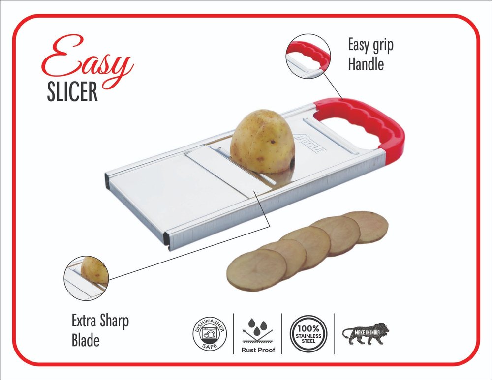 manual Stainless Steel Ajanta Easy Slicer