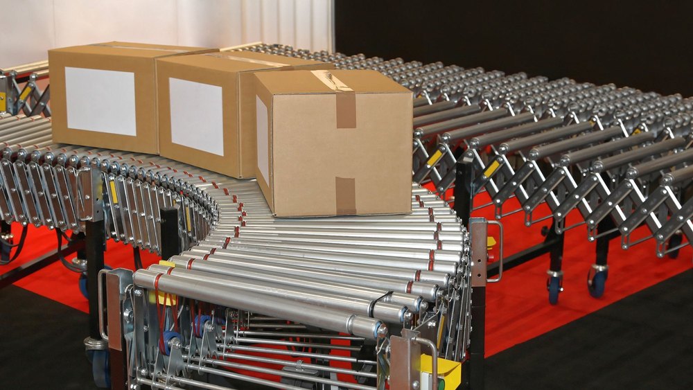 Panther Flexible Roller Conveyor, Capacity: 1-50 Kg Per Feet