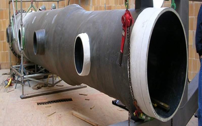 1000mm Fiberglass Pipe For Flue Gas, For Chemical
