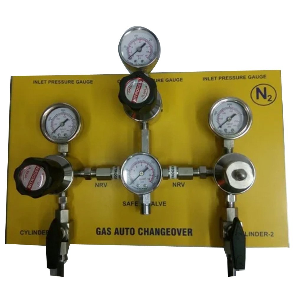 Manual Industrial SS Gas Auto Changeover Manifold